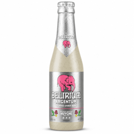 Imagen que mutra la Delirium Argentum en botella de 33cl