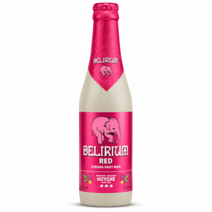 Imagen que muestra la cerveza Delirium Red en formato 33cl