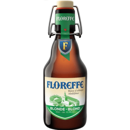 La imagen muestra una cerveza Floreffe Blonde 33 cl disponible en the beer club