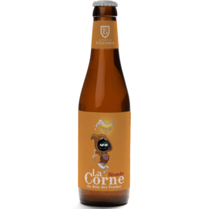La imagen muestra la cerveza La Corne Blonde 33Cl disponible en the beer club
