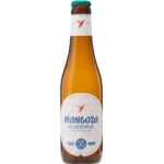 La imagen muestra la cerveza mongozo buckwheat white disponible en the beer club