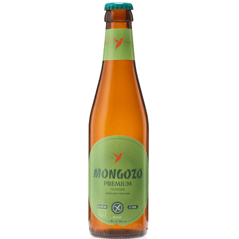 mongozo premium pilsener 33cl the beer club La imagen muestra la cerveza Mongozo Premium Pilsener 33Cl disponible en the beer club