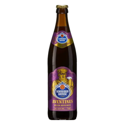 Botella de Schneider Weisse TAP 6 Aventinus sin fondo