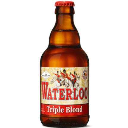 La imagen muestra la cerveza Waterloo Triple 33 cl disponible en the beer club