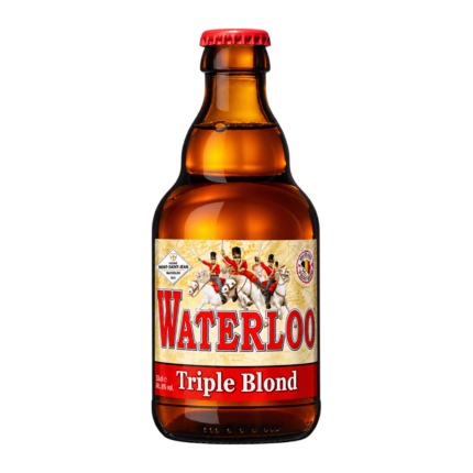 Botella de cerveza Waterloo Triple Blond 33 cl