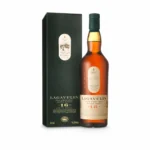 Botella y estuche de Lagavulin 16 años en formato 70 cl