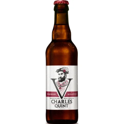 Botella de cerveza Charles Quint Roja 33 cl