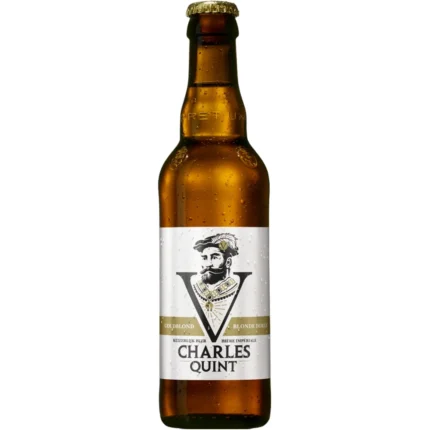 Botella de cerveza Charles Quint Rubia 33 cl