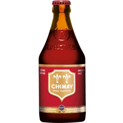 Botella de cerveza Chimay Roja 33 cl