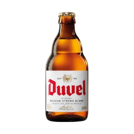 Botella de cerveza Duvel 33 cl