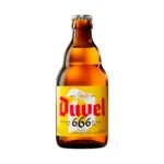 Botella de cerveza Duvel 666 33 cl