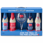 Estuche Delirium Discovery con cuatro cervezas y copa oficial