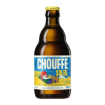 Botella de cerveza La Chouffe Soleil 33 cl, 6 % vol., sin fondo