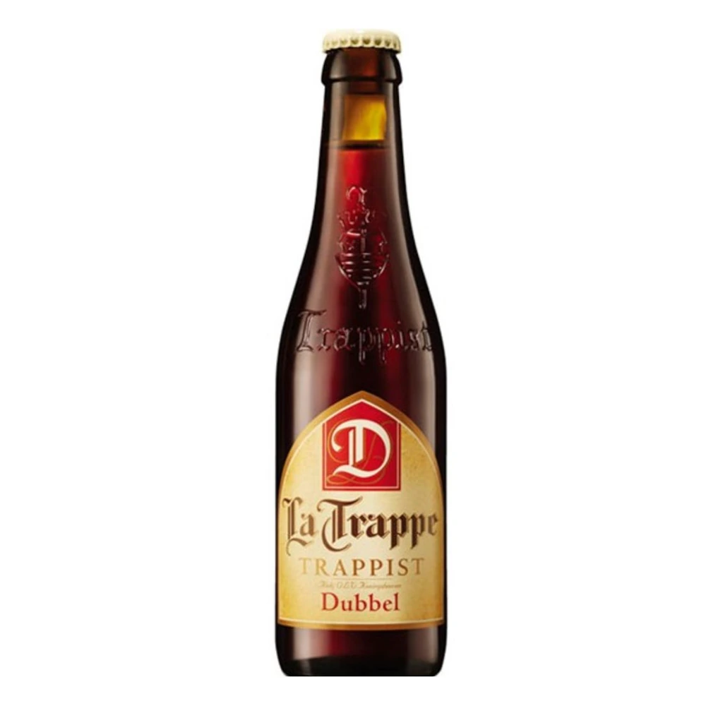 la-trappe-dubbel-33cl-1000 Botella de cerveza La Trappe Dubbel 33 cl, cerveza trapense neerlandesa de 7 %