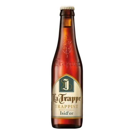 Botella de cerveza La Trappe Isid’or 33 cl, cerveza trapense neerlandesa de 7,5 %