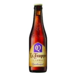 Botella de cerveza La Trappe Quadrupel 33 cl, cerveza trapense neerlandesa de 10 %