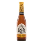 Botella de cerveza Leffe Triple 33 cl, Tripel de abadía belga de 8,5% vol.