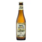 Botella de cerveza Lefort Triple 33 cl, Tripel belga de 8,8% vol.