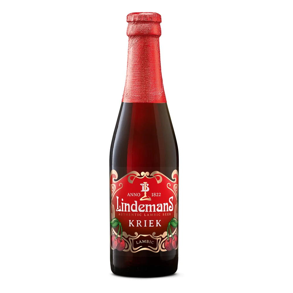 lindemans-kriek-355cl-1000 Botella de cerveza Lindemans Kriek 35,5 cl, Kriek de cereza