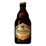 Botella de cerveza Maredsous 6 Blonde 33 cl, Blonde de abadía de 6% vol.