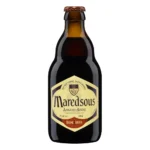 Botella de cerveza Maredsous 8 Brune 33 cl, Dubbel de abadía de 8% vol.
