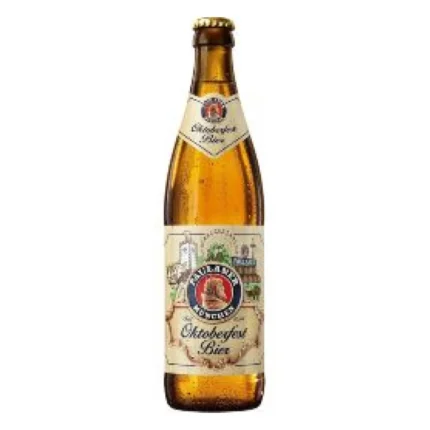 Botella de cerveza Paulaner Oktoberfest 50 cl, Märzen 6% vol.