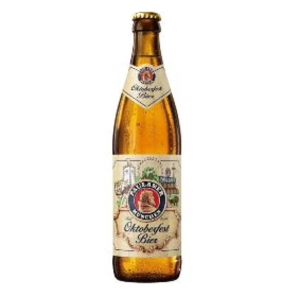 paulaner-oktoberfest-50cl-1000 Botella de cerveza Paulaner Oktoberfest 50 cl, Märzen 6% vol.