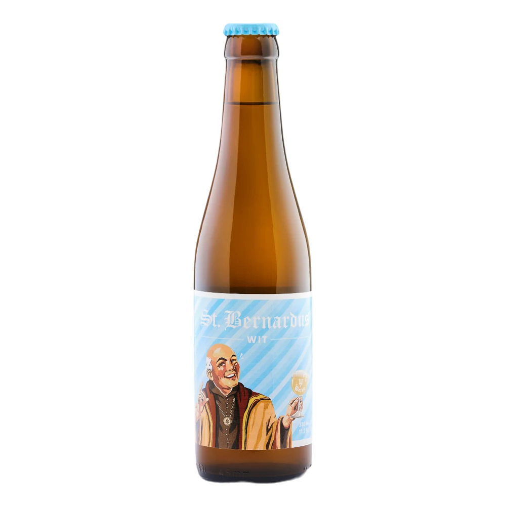 saint-bernardus-witbier-33cl-1000 Botella de cerveza Saint Bernardus Witbier 33 cl, blanca
