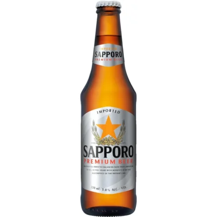 Sapporo Premium Beer 33 cl botella