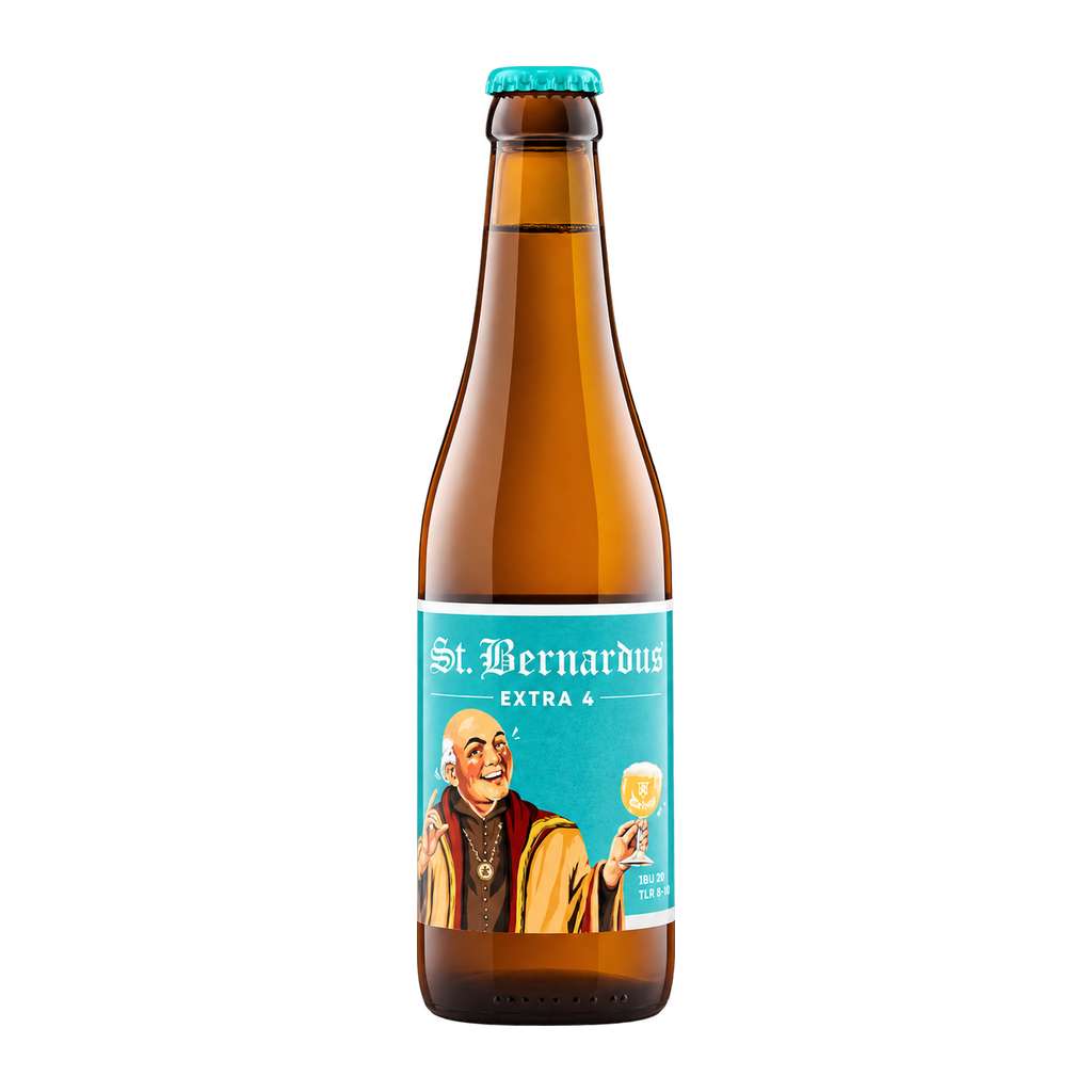 St. Bernardus Extra 4 33 cl — sin fondo Botella de cerveza St. Bernardus Extra 4 33 cl