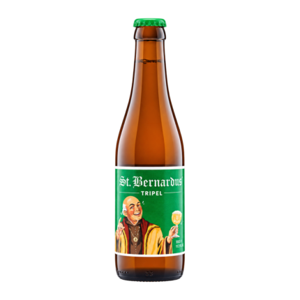 Botella de cerveza St. Bernardus Tripel 33 cl sin fondo