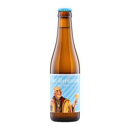 Botella de cerveza St. Bernardus Witbier 33 cl