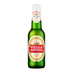 Botella de cerveza Stella Artois 33 cl sin fondo