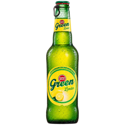 Botella de cerveza Super Bock Green 33 cl