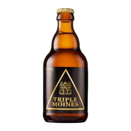 Botella de cerveza Triple Moines 33 cl
