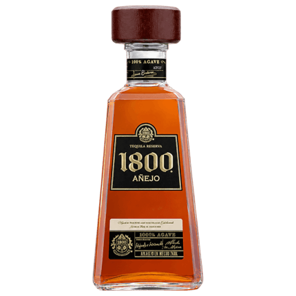Botella de 1800 Añejo Tequila 70 cl sin fondo