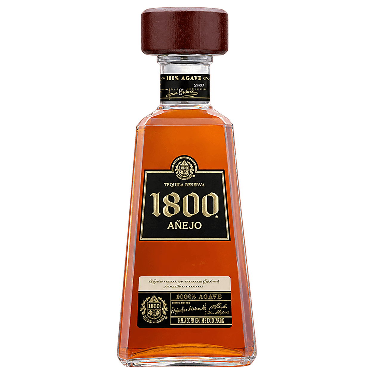 1800 Añejo Tequila 70 cl — imagen cuadrada Botella de 1800 Añejo Tequila 70 cl sin fondo