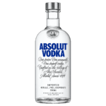 Botella de Absolut Vodka Original 70 cl sin fondo