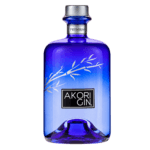 Botella de Akori Gin Premium 70 cl sin fondo