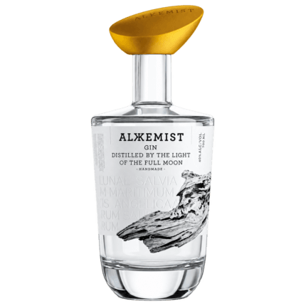 Botella de Alkkemist Gin de 70 cl sin fondo