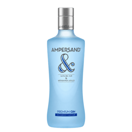 Botella de Ampersand Arándanos Azules 70 cl sin fondo