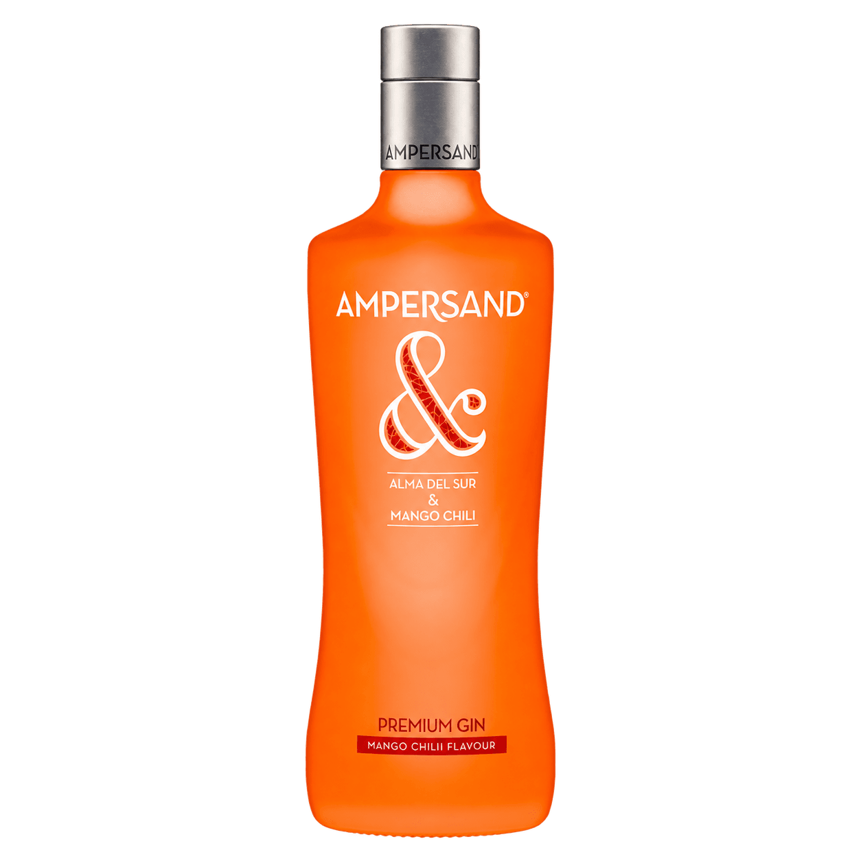 Ampersand Mango Chili 70 cl Botella de ginebra Ampersand Mango Chili de 70 cl sin fondo