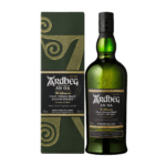 Botella y estuche de Ardbeg An Oa The Ultimate 70 cl sin fondo