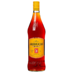 Botella de Arehucas Carta Oro, etiqueta original de 37,5% vol.