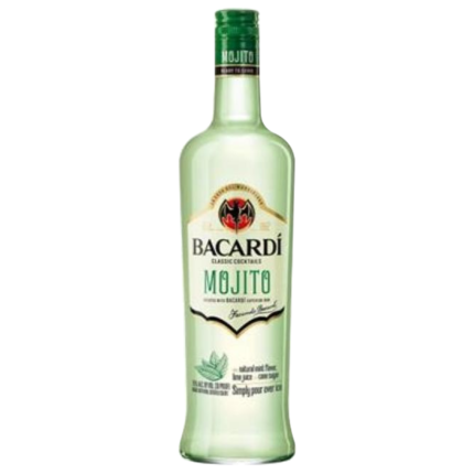 Botella de Bacardí Mojito