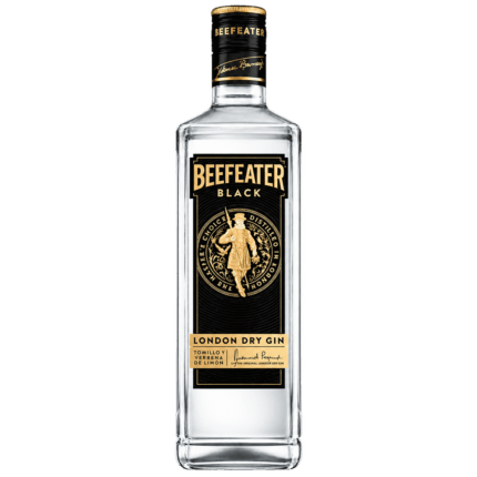Botella de Beefeater Black London Dry Gin 70 cl sin fondo