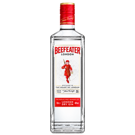Botella de Beefeater London Dry Gin de 70 cl sin fondo