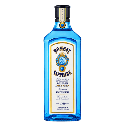 Botella de Bombay Sapphire London Dry Gin 70 cl sin fondo