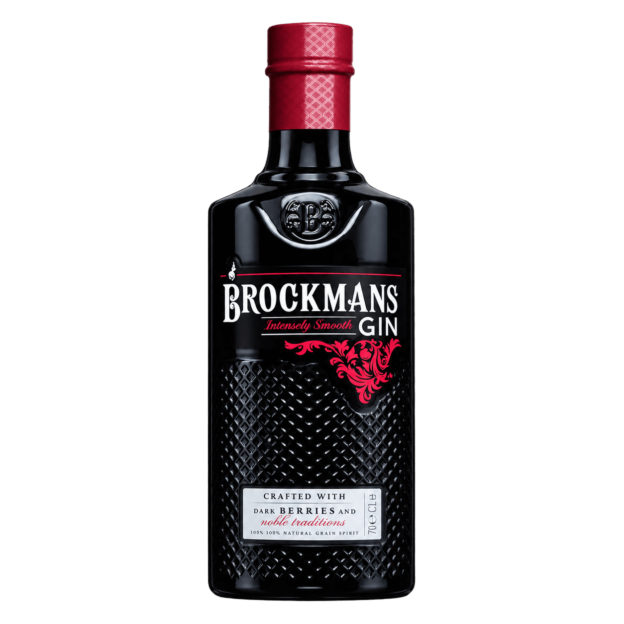 Brockmans Intensely Smooth Gin 70 cl Botella de Brockmans Intensely Smooth Gin 70 cl sin fondo