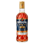 Botella de Brugal Añejo Ron 70 cl con malla, sin fondo